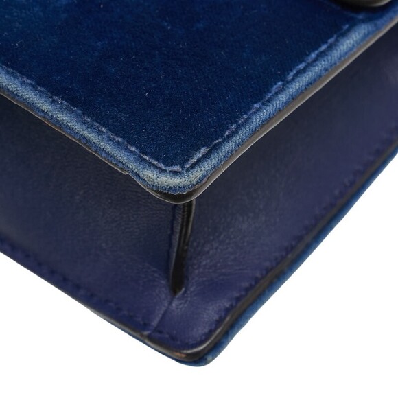 Gucci Dionysus Chain Crossbody Shoulder Bag Blue Velvet - Picture 4 of 9